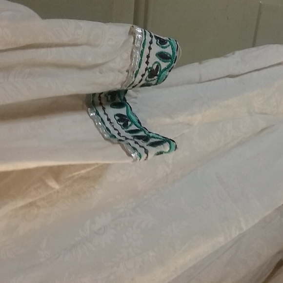 SOLD SWAP CITY-Tunic Cotton Embroidery Caftan Dress - Picture 6 of 6